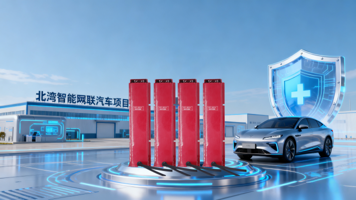 赛弗提自动灭火装置护航北湾智能网联汽车项目，以科技守护产业安全！